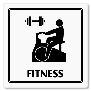 Fitness, 118x118mm, bílá, Utah